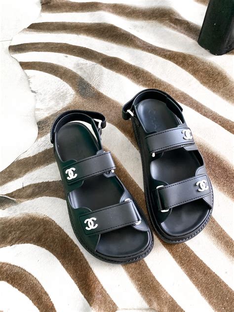 sandali chanel colore verde|Chanel sandals real real.